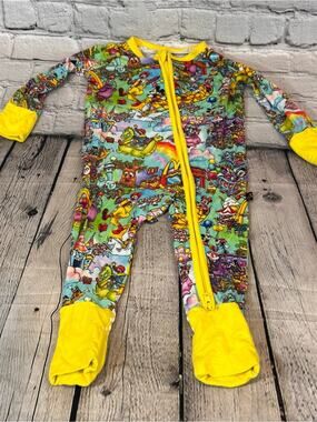 Sugar Swan McDonalds Bamboo Zippie Romper